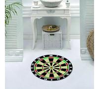 DALEXHM Microfibre Bath Mat, Door Mat, Pet Mat,Bathroom Rug Machine Washable,Non-slip,Super absorbent,Extra Soft,Sports,Dart Board Numbers Sports Accuracy Precision Target Leisure Time Graphi,24x24in