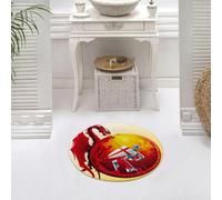 DALEXHM Microfibre Bath Mat, Door Mat, Pet Mat,Bathroom Rug Machine Washable,Non-slip,Super absorbent,Extra Soft,The legendary showdown between the Red Dragon and the Cross Shield Knight,24x24in