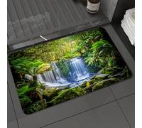 DALEXHM Microfibre Bath Mat, Door Mat, Pet Mat,Bathroom Rug Machine Washable,Non-slip,Super absorbent,Extra Soft,The Horseshoe Falls at the Mt Field National Park Tasmania Australia,16x24in