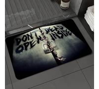 DALEXHM Microfibre Bath Mat, Door Mat, Pet Mat,Bathroom Rug Machine Washable,Non-slip,Super absorbent,Extra Soft,“Don’t Open, Dead Inside” The Iconic Door from,20x31in