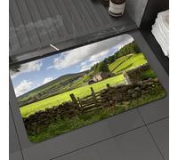 DALEXHM Microfibre Bath Mat, Door Mat, Pet Mat,Bathroom Rug Machine Washable,Non-slip,Super absorbent,Extra Soft,Swaledale Yorkshire Dales England,24x39in