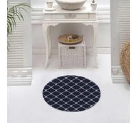 DALEXHM Microfibre Bath Mat, Door Mat, Pet Mat,Bathroom Rug Machine Washable,Non-slip,Super absorbent,Extra Soft,Navy Blue, Navy Sea Yacht a tema Cool Classic Design in Vert,24x24in