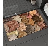 DALEXHM Microfibre Bath Mat, Door Mat, Pet Mat,Bathroom Rug Machine Washable,Non-slip,Super absorbent,Extra Soft,Black history month celebration of diversity and African culture pride as a mu,24x39in