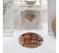 DALEXHM Microfibre Bath Mat, Door Mat, Pet Mat,Bathroom Rug Machine Washable,Non-slip,Super absorbent,Extra Soft,collection of details on architectural wooden elements wood textures,24x24in