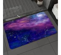 DALEXHM Microfibre Bath Mat, Door Mat, Pet Mat,Bathroom Rug Machine Washable,Non-slip,Super absorbent,Extra Soft,Space, clusters of milky-inspired spiritual stars inspired by the Milky Way, w,20x31in