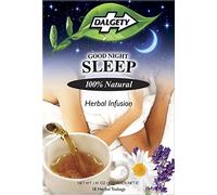 Dalgety Good Night Sleep Herbal Infusion 40g Cartons - 100% Natural, Caffeine Free Tea - Great for Sleep, Insomnia and Night-Time Anxiety (6 Pack - 108 Teabags)
