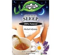 Dalgety Good Night Sleep Herbal Infusion 40g Cartons - 100% Natural, Caffeine Free Tea - Great for Sleep, Insomnia and Night-time Anxiety. (3 Pack)