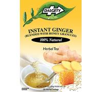 Dalgety Instant Ginger Tea 135g- 20 Tebags (Blended with Honey Granules) (Pack of 6)