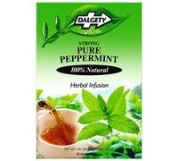 Dalgety Pure Peppermint Herbal Infusion 6x40g Cartons (6 Pack) 100% Natural, Caffeine Free Tea (Total 108 Teabags); Our Delicious Tea aids Digestion and Wind Pain, Calming and Soothing Nerves