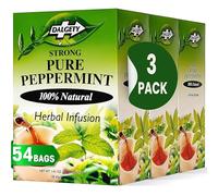 Dalgety Pure Peppermint Tea Bags - All Natural Herbal Infusion Natural Tea, Delicious and Packed with Unique Health Benefits, Caffeine Free (3 Pack - 54 Teabags)