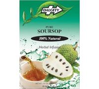 Dalgety Pure Soursop Herbal Infusion 100% Natural, Caffeine Free Tea - A Subtle & Enticing Flavour Packed with Unique Health Benefits (1 x 40g Carton - 18 Teabags (1 Pack))