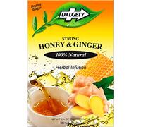 Dalgety Strong Honey and Ginger Herbal Infusion 72g Cartons 100% Natural, Caffeine Free Tea; Delicious and Packed with Unique Health Benefits (3 Pack - Total 54 Teabags)