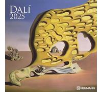 Dali 2025 - Wand-Kalender - Broschüren-Kalender - 30x30 - 30x60 geöffnet - Kunst-Kalender