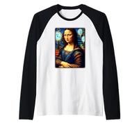 Dali Lisa Abstract Renaissance Raglan Baseball Tee