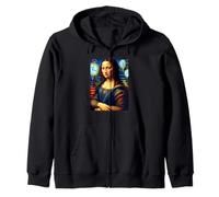 Dali Lisa Abstract Renaissance Zip Hoodie