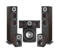 DALI OBERON 5 5.1 Speaker Package with E-9F Subwoofer Dark Walnut