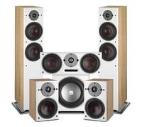 DALI OBERON 7 5.1 Speaker Package with E-12F Subwoofer Light Oak