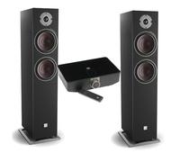 DALI OBERON 7C Active Speakers (Pair) with Sound Hub / BluOS Black Ash