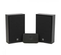 DALI OBERON On-Wall-C Active Black Ash Speakers (Pair) with Sound Hub Compact - Secondhand