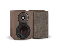 DALI SONIK 1 - Ultra-Compact 2-Way Bookshelf Speakers (Pair) with 29mm Soft Dome Tweeter, 5¼″ Clarity Cone™ Woofer & SMC™ Technology - Walnut