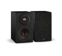 DALI SONIK 1 - Ultra-Compact 2-Way Bookshelf Speakers (Pair) with 29mm Soft Dome Tweeter, 5¼″ Clarity Cone™ Woofer & SMC™ Technology - Black Ash