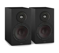 DALI SONIK 3 Premium Passive Hi-Fi Bookshelf Speakers, 2-Way Design with 7″ Woofer & 1.1″ Soft Dome Tweeter, Black Ash (Pair)