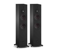 DALI SONIK 7 - Premium Floorstanding Speakers (Pair) with Dual 7″ Clarity Cone™ Woofers, Hybrid Tweeter & SMC™ Technology - Black Ash