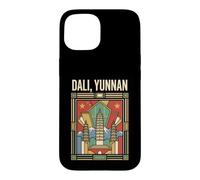 Dali Yunnan China Flag Three Pagodas Travel Graphic Case for iPhone 15