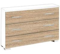 Dalia Light Oak Italian 3 Drawer Dresser