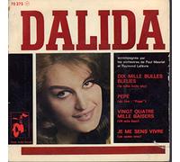 Dalida - Barclay 70375 - Dalida - Original de février 1961 (et non pas réédition) : Dix-mille bulles bleues, Pepe, Vingt quatre mille baisers, Je me sens vivre - (Disque vinyle EP 45t)