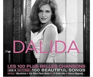 DALIDA - THE 100 MOST BEAUTIFUL SONGS 5 CD NEW