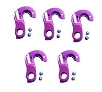 DALIDAK 1/5pc CNC Bike Rear Derailleur Hangers Dropout With Bolts For Trek Road Bike Domane Emonda Speed Concept 329397/W315464(5pc Purple)