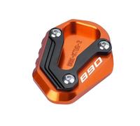 DALIDAK Fit For K-T-M 890 Duke R Duke 790 Duke790 Duke890 2020-2023 2024 2025 CNC Motorcycle Kickstand Side Stand Extension Pad Accessories(890-Black Orange)