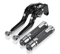 DALIDAK for H0NDA CBR1000RR CBR 1000RR 1000 RR FIRE 2008-2019 2015 2014 2013 Motorcycle Adjustable Brake Clutch Levers Handbar End Grips(Black Gray)