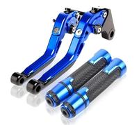 DALIDAK for H0NDA CBR1000RR CBR 1000RR 1000 RR FIRE 2008-2019 2015 2014 2013 Motorcycle Adjustable Brake Clutch Levers Handbar End Grips(Blue Black)