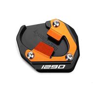 DALIDAK For K-T-M 1290 Super Duke R/R EVO/RR 2019-2024 2025 CNC Motorcycle Kickstand Side Stand Extension Pad Enlarger Support Plate(1290-Orange)