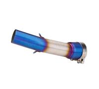 DALIDAK For YAMAHA FZ1 FZ1N FZ1000 Motorcycle Exhaust Modify Middle Pipe Stainless Racing Escape Slip On Tube 51MM Interface Moto Line(B STAINLESS BLUE)
