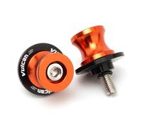 DALIDAK M8/M10 Motorcycle For VULCAN650 Vulcan S650 VULCAN S 650 VULCAN S650CC CNC Swingarm Spools Rear Stand Screws Sliders(10MM Orange)