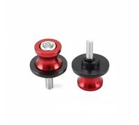 DALIDAK Motorcycle Accessories M6 M8 M10 Swingarm Sliders Spools Paddock Stand Bobbins For DUCATI DesertX MTS Multistrada V4 V4S V2(Red)