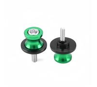 DALIDAK Motorcycle Accessories M6 M8 M10 Swingarm Sliders Spools Paddock Stand Bobbins For DUCATI DesertX MTS Multistrada V4 V4S V2(Green)