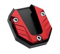 DALIDAK Universal Scooter Motorcycle Bike Parking Kickstand Extender Foot Side Stand Pad Support Plate Motorbike Accessories(Red)