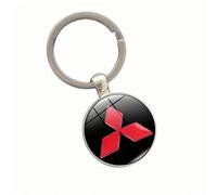 DALINGFA Car Keyring for Mitsubishi ASX 2010-2022 2023 2024, Car Keychain Replacement Key Fob Accessories Key Ring for Men Women Family Present,B
