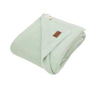Dalisa 100% Organic Turkish Cotton Throw Blanket 50x60 Sage- GOTS Certified, Cozy, with Recycled Gift Box - Perfect for Couch, Bed, and Home Decor - Boho Vintage Knit Alina