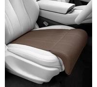 DALIUZEHUI Car Seat Extender for Tesla Model, Leather Leg Extender Cushion Extended Auto Seat Cushion Leg Support Pillow Seat Extender,Brown