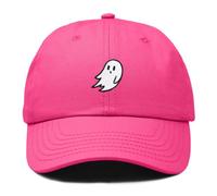 DALIX Ghost Embroidery Dad Hat Baseball Cap Cute Halloween, Hot Pink, One Size