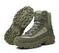Dallader Orthopedic Anti Puncture Work Boots, Mens Orthopedic Support Anti-Puncture Work Boots Waterproof Anti-Sprain Hiking Shoes (Green, Adult, Men, 5, Numeric, UK Footwear Size System, Medium)