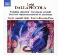 Prosseda:Ceccanti – Dallapiccola: Sonatina canonica / Tartiniana seconda – CD – NAXOS