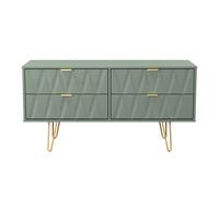 Dallas 4 Drawer Bed Box (Ready Assembled) Ready Assembled 2 U Pale Green Small