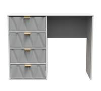 Dallas 4 Drawer Vanity (Ready Assembled) Ready Assembled 2 U Mid Grey One Size