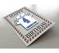 DALLAS AMERICAN FOOTBALL BIRTHDAY CARD - N F L COWBOYS PERSONALISED FRIDGE MAGNET - THE BEST A FAN CAN GET